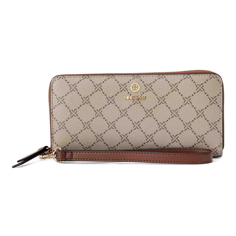 Nine West Treasures Zip Around Detailed Wallet