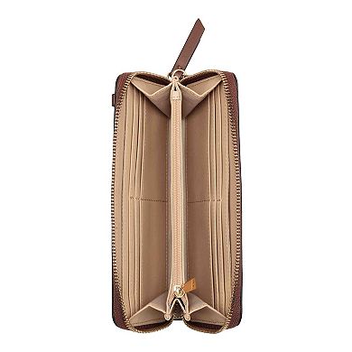 Women's Nine West Lockup Zip-Around Wristlet Wallet