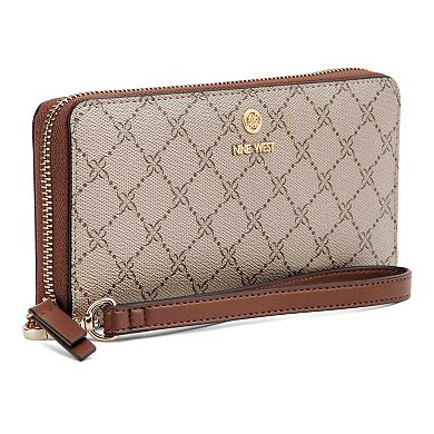 Women's Nine West Lockup Zip-Around Wristlet Wallet