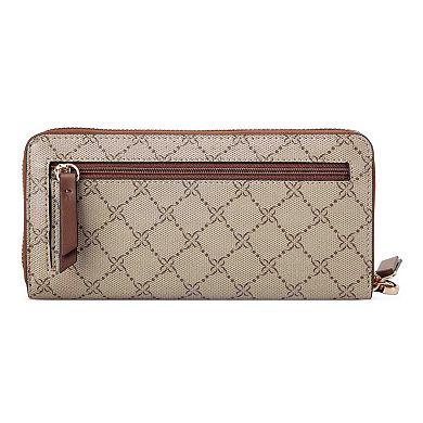 Women's Nine West Lockup Zip-Around Wristlet Wallet