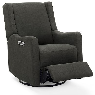 Delta Children Mercer USB-Charging Electronic Power Swivel and Glider Recliner