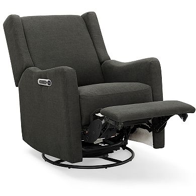 Delta Children Mercer USB-Charging Electronic Power Swivel and Glider Recliner
