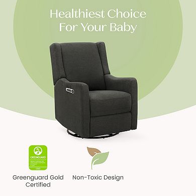 Delta Children Mercer USB-Charging Electronic Power Swivel and Glider Recliner