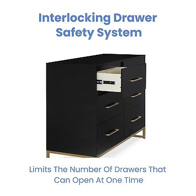 Delta Children Jade 6-Drawer Dresser
