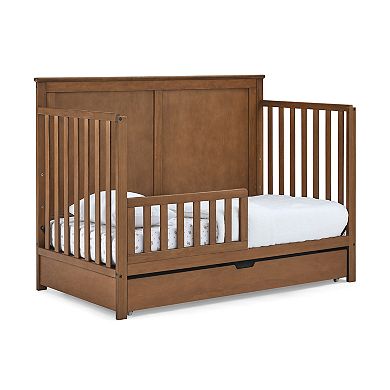 Delta Children Logan 6-in-1 Convertible Crib with Under Drawer