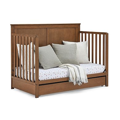 Delta Children Logan 6-in-1 Convertible Crib with Under Drawer