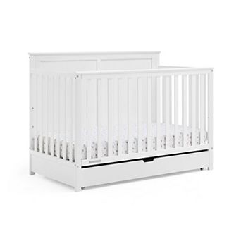Delta Children Logan 6-in-1 Convertible Crib with Under Drawer