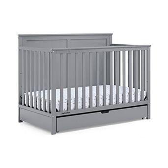 Delta Children Logan 6-in-1 Convertible Crib with Under Drawer