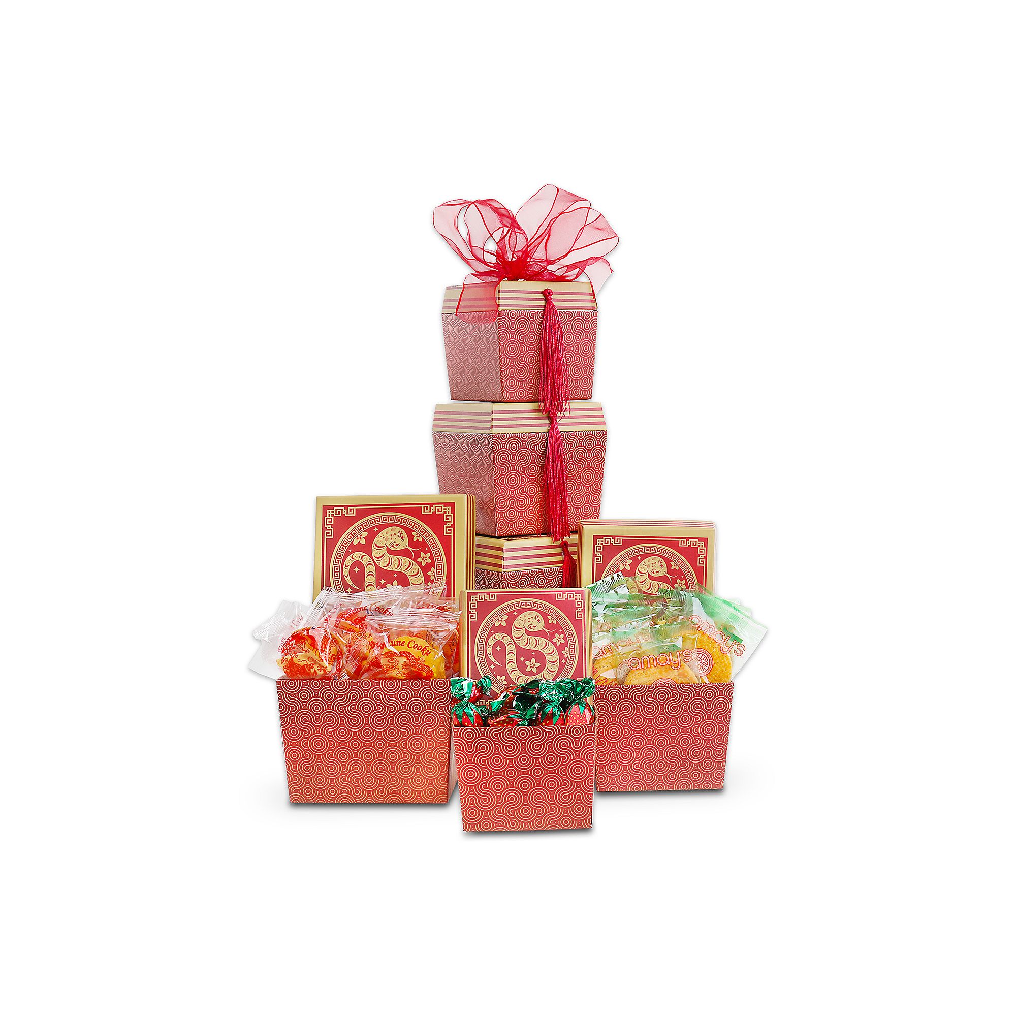 Alder Creek Gift Baskets Lunar New Year Tower, Multi