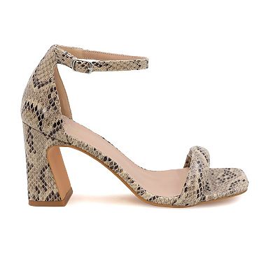 Yoki Selina-11 Women's Casual Open Toe Block Heel Sandals