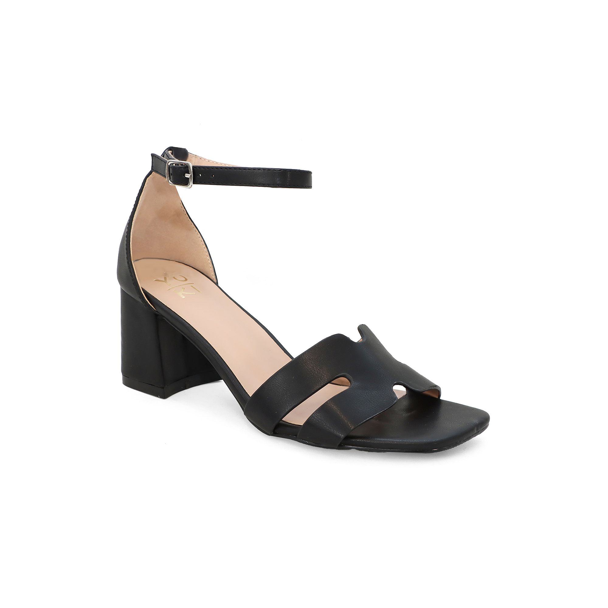 Yoki Tavin Womens H-Band Open Toe Sandals, Size: 6.5, Black