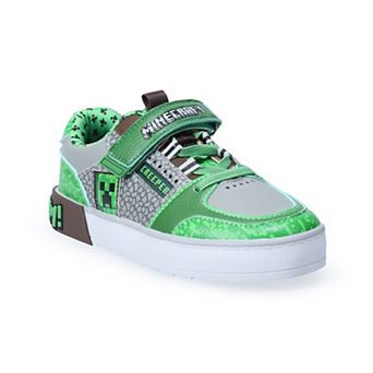 Youth Boys Minecraft Lace-Up Sneakers