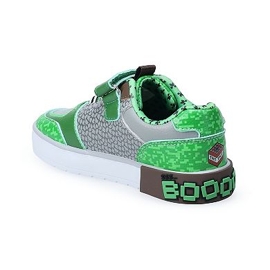 Youth Boys Minecraft Lace-Up Sneakers