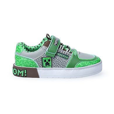 Youth Boys Minecraft Lace-Up Sneakers