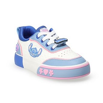 Kids Stitch Low Court Lace-Up Sneakers