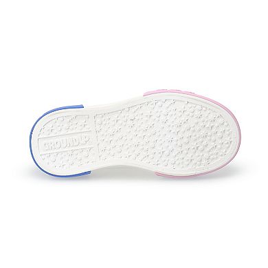 Kids Stitch Low Court Lace-Up Sneakers