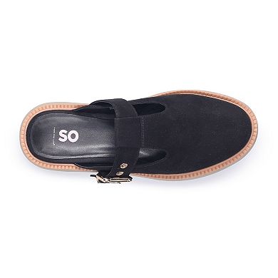 SO® Olav Platform Women's Slip-On Clogs