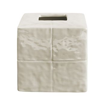 Cassadecor Madeline Porcelain Tissue Holder - Ivory
