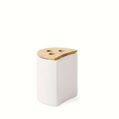 MAISON DE BASE Ceramic Bamboo Bath Set