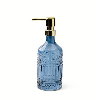 MAISON DE BASE Blue Glass Soap Dispenser