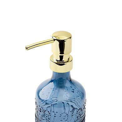 MAISON DE BASE Blue Glass Soap Dispenser
