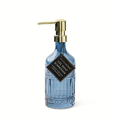 MAISON DE BASE Blue Glass Soap Dispenser