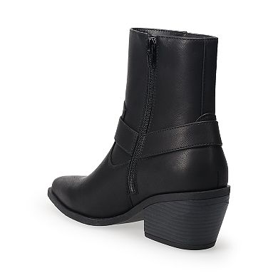 Sonoma Goods For Life® Grittsy Harness Women's Western Boots