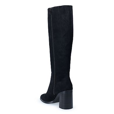 Sonoma Goods For Life® Square Toe Block Heel Women's Tall Boots