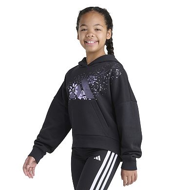 Girls 7-16 adidas Long Sleeve Graphic Pullover Hoodie