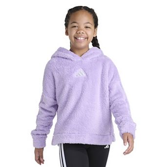 Girls 7-16 adidas Sherpa Hooded Pullover