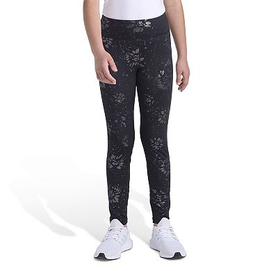 Girls 7-16 adidas Detached Waistband All Over Print Foil Cozy Leggings