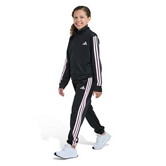 Girls 7-16 adidas 2 pc Event Tricot Jacket & Joggers Set