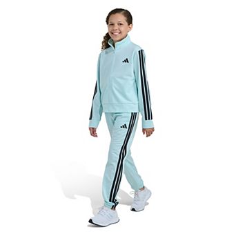 Girls 7-16 adidas 2 pc Event Tricot Jacket & Joggers Set