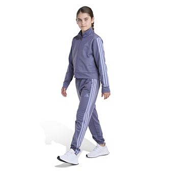 Girls 7-16 adidas 2 pc Event Tricot Jacket & Joggers Set
