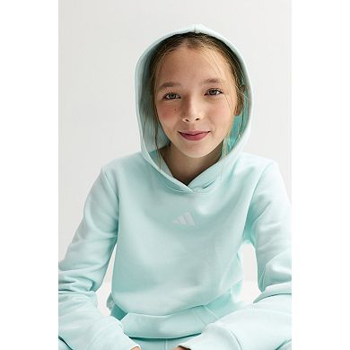 Girls 7-16 adidas 2-pc. Essential Small Logo Long Sleeve Pullover Hoodie & Joggers Set