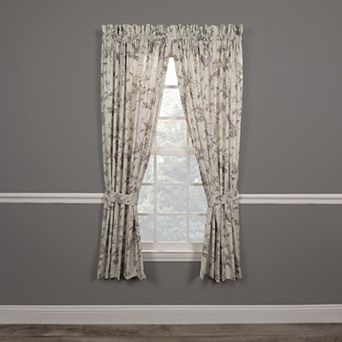 Abigail 100 Percent High Quality 2 pc Window Rod Pocket Curtain Panel Pairs