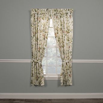 Abigail 100 Percent High Quality 2 pc Window Rod Pocket Curtain Panel Pairs