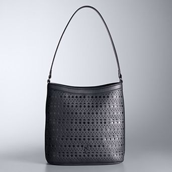 Simply Vera Vera Wang Lizzy Trapunto Shoulder Bucket Bag