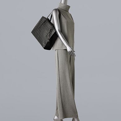 Simply Vera Vera Wang Talia Buckle Boxy Tote