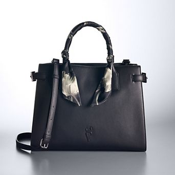 Simply Vera Vera Wang Juliana Buckle Boxy Satchel Bag