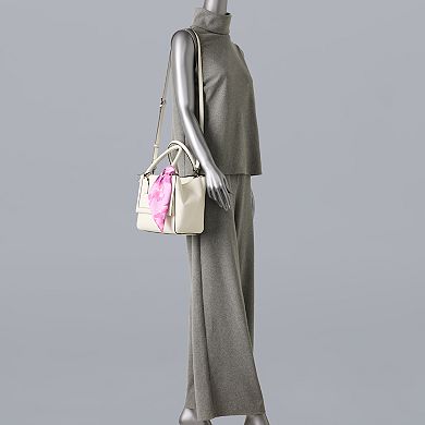 Simply Vera Vera Wang Zoey Flap Satchel Bag