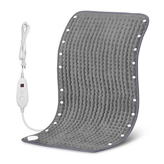 Snailax Electric Heating Pad for Pain Relief, 17”x33” Heating Pads for Back and Shoulder