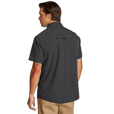 Men's Eddie Bauer Short Sleeve Performance 2.0 Solid Button-Down Shirt
