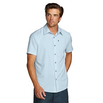 Men's Eddie Bauer Short Sleeve Performance 2.0 Solid Button-Down Shirt