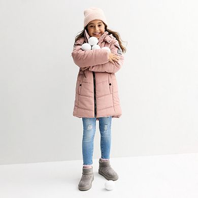 Girls 4-18 madden girl Long Puffer Jacket