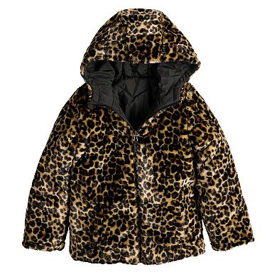 Girls 4-16 madden girl Reversible Puffer Jacket