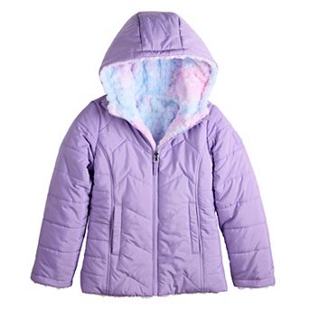 Girls 4-16 madden girl Reversible Puffer Jacket
