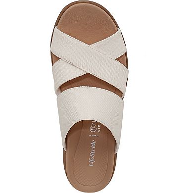 LifeStride Fiona Women's Strappy Wedge Sandals