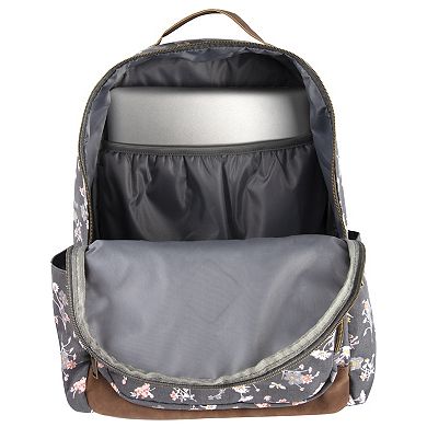 Emma & Chloe Ditsy Floral Laptop Backpack