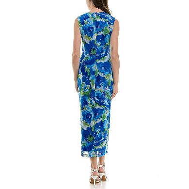 Women's Taylor Side Ruched Bodycon Mesh Dress